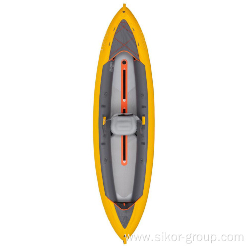 Wholesale Paddle Kayak Fishing kayak Orange Single-person Inflatable Kayak for sale